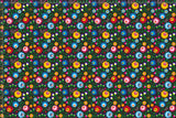 FOLK FLOWERS BLACK
