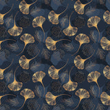 Evening Blue Ginkgo Leaf
