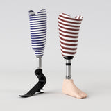 Motif créatif <span data-wg-notranslate>Mariniere Lipstik</span> réalisé par nos soins spécialement pour customiser et sublimer votre prothèse tibiale, prothèse fémorale, prothèse bras, manchon, ou votre orthèse, corset, corset siège, cruro-pédieuse, releveur, prepreg.