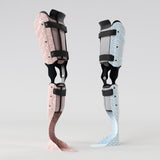 Motif créatif <span data-wg-notranslate>Porcelaine Blue</span> réalisé par nos soins spécialement pour customiser et sublimer votre prothèse tibiale, prothèse fémorale, prothèse bras, manchon, ou votre orthèse, corset, corset siège, cruro-pédieuse, releveur, prepreg.
