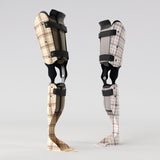 Motif créatif <span data-wg-notranslate>British Ecossais</span> réalisé par nos soins spécialement pour customiser et sublimer votre prothèse tibiale, prothèse fémorale, prothèse bras, manchon, ou votre orthèse, corset, corset siège, cruro-pédieuse, releveur, prepreg.
