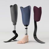 Motif créatif <span data-wg-notranslate>Blue Carbon</span> réalisé par nos soins spécialement pour customiser et sublimer votre prothèse tibiale, prothèse fémorale, prothèse bras, manchon, ou votre orthèse, corset, corset siège, cruro-pédieuse, releveur, prepreg.