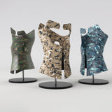 Motif créatif <span data-wg-notranslate>Camouflage Us</span> réalisé par nos soins spécialement pour customiser et sublimer votre prothèse tibiale, prothèse fémorale, prothèse bras, manchon, ou votre orthèse, corset, corset siège, cruro-pédieuse, releveur, prepreg.