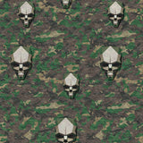 Motif créatif <span data-wg-notranslate>Skull Camouflage Us</span> réalisé par nos soins spécialement pour customiser et sublimer votre prothèse tibiale, prothèse fémorale, prothèse bras, manchon, ou votre orthèse, corset, corset siège, cruro-pédieuse, releveur, prepreg.
