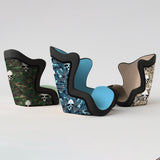 Motif créatif <span data-wg-notranslate>Skull Camouflage Us</span> réalisé par nos soins spécialement pour customiser et sublimer votre prothèse tibiale, prothèse fémorale, prothèse bras, manchon, ou votre orthèse, corset, corset siège, cruro-pédieuse, releveur, prepreg.