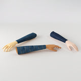 Motif créatif <span data-wg-notranslate>Strap Denim</span> réalisé par nos soins spécialement pour customiser et sublimer votre prothèse tibiale, prothèse fémorale, prothèse bras, manchon, ou votre orthèse, corset, corset siège, cruro-pédieuse, releveur, prepreg.