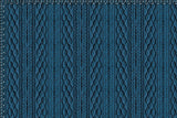 Motif créatif <span data-wg-notranslate>Torsade Bleu</span> réalisé par nos soins spécialement pour customiser et sublimer votre prothèse tibiale, prothèse fémorale, prothèse bras, manchon, ou votre orthèse, corset, corset siège, cruro-pédieuse, releveur, prepreg.