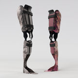 Motif <span data-wg-notranslate>Timber Pink</span> placé, adaptable aux dimensions exactes de votre prothèse tibiale, prothèse fémorale, prothèse bras et manchon, ou votre orthèse, corset, corset siège, cruro-pédieuse, releveur, prepreg.