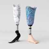 Motif créatif <span data-wg-notranslate>Fracture Reboot</span> réalisé par nos soins spécialement pour customiser et sublimer votre prothèse tibiale, prothèse fémorale, prothèse bras, manchon, ou votre orthèse, corset, corset siège, cruro-pédieuse, releveur, prepreg.