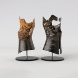 Motif créatif <span data-wg-notranslate>Klondike Dark</span> réalisé par nos soins spécialement pour customiser et sublimer votre prothèse tibiale, prothèse fémorale, prothèse bras, manchon, ou votre orthèse, corset, corset siège, cruro-pédieuse, releveur, prepreg.