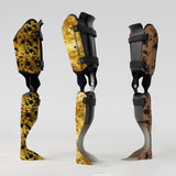 Motif créatif <span data-wg-notranslate>Delicieuse</span> réalisé par nos soins spécialement pour customiser et sublimer votre prothèse tibiale, prothèse fémorale, prothèse bras, manchon, ou votre orthèse, corset, corset siège, cruro-pédieuse, releveur, prepreg.