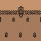 Motif <span data-wg-notranslate>Charmeuse</span> placé, adaptable aux dimensions exactes de votre prothèse tibiale, prothèse fémorale, prothèse bras et manchon, ou votre orthèse, corset, corset siège, cruro-pédieuse, releveur, prepreg.