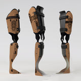 Motif <span data-wg-notranslate>Audacieuse</span> placé, adaptable aux dimensions exactes de votre prothèse tibiale, prothèse fémorale, prothèse bras et manchon, ou votre orthèse, corset, corset siège, cruro-pédieuse, releveur, prepreg.