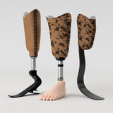 Motif créatif <span data-wg-notranslate>Curieuse</span> réalisé par nos soins spécialement pour customiser et sublimer votre prothèse tibiale, prothèse fémorale, prothèse bras, manchon, ou votre orthèse, corset, corset siège, cruro-pédieuse, releveur, prepreg.