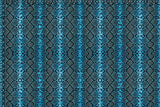 Motif créatif <span data-wg-notranslate>Bleu Pyton</span> réalisé par nos soins spécialement pour customiser et sublimer votre prothèse tibiale, prothèse fémorale, prothèse bras, manchon, ou votre orthèse, corset, corset siège, cruro-pédieuse, releveur, prepreg.