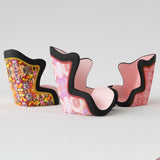 Motif créatif <span data-wg-notranslate>Sun Fruits</span> réalisé par nos soins spécialement pour customiser et sublimer votre prothèse tibiale, prothèse fémorale, prothèse bras, manchon, ou votre orthèse, corset, corset siège, cruro-pédieuse, releveur, prepreg.