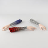 Motif créatif <span data-wg-notranslate>Rouge Coco</span> réalisé par nos soins spécialement pour customiser et sublimer votre prothèse tibiale, prothèse fémorale, prothèse bras, manchon, ou votre orthèse, corset, corset siège, cruro-pédieuse, releveur, prepreg.