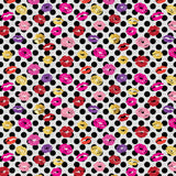 Motif créatif <span data-wg-notranslate>Kiss</span> réalisé par nos soins spécialement pour customiser et sublimer votre prothèse tibiale, prothèse fémorale, prothèse bras, manchon, ou votre orthèse, corset, corset siège, cruro-pédieuse, releveur, prepreg.