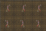 Motif <span data-wg-notranslate>Geysha</span> placé, adaptable aux dimensions exactes de votre prothèse tibiale, prothèse fémorale, prothèse bras et manchon, ou votre orthèse, corset, corset siège, cruro-pédieuse, releveur, prepreg.