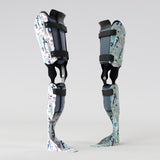Motif créatif <span data-wg-notranslate>La Femme Sirene</span> réalisé par nos soins spécialement pour customiser et sublimer votre prothèse tibiale, prothèse fémorale, prothèse bras, manchon, ou votre orthèse, corset, corset siège, cruro-pédieuse, releveur, prepreg.