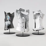 Motif <span data-wg-notranslate>Maria</span> placé, adaptable aux dimensions exactes de votre prothèse tibiale, prothèse fémorale, prothèse bras et manchon, ou votre orthèse, corset, corset siège, cruro-pédieuse, releveur, prepreg.