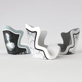 Motif <span data-wg-notranslate>Maria</span> placé, adaptable aux dimensions exactes de votre prothèse tibiale, prothèse fémorale, prothèse bras et manchon, ou votre orthèse, corset, corset siège, cruro-pédieuse, releveur, prepreg.