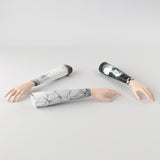 Motif <span data-wg-notranslate>Maria</span> placé, adaptable aux dimensions exactes de votre prothèse tibiale, prothèse fémorale, prothèse bras et manchon, ou votre orthèse, corset, corset siège, cruro-pédieuse, releveur, prepreg.