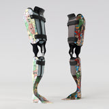 Motif <span data-wg-notranslate>Hero Family</span> réalisé spécialement pour votre enfant, adapté à la taille de sa prothèse ou son orthèse pédiatrique.