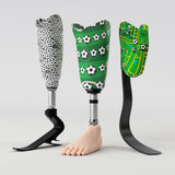 Motif <span data-wg-notranslate>Goal</span> réalisé spécialement pour votre enfant, adapté à la taille de sa prothèse ou son orthèse pédiatrique.