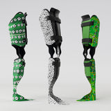 Motif <span data-wg-notranslate>Goal</span> réalisé spécialement pour votre enfant, adapté à la taille de sa prothèse ou son orthèse pédiatrique.