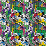 Motif <span data-wg-notranslate>Streetfoot</span> réalisé spécialement pour votre enfant, adapté à la taille de sa prothèse ou son orthèse pédiatrique.