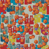 Motif créatif <span data-wg-notranslate>Team Basket</span> réalisé par nos soins spécialement pour customiser et sublimer votre prothèse tibiale, prothèse fémorale, prothèse bras, manchon, ou votre orthèse, corset, corset siège, cruro-pédieuse, releveur, prepreg.
