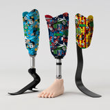 Motif créatif <span data-wg-notranslate>Les Olympiens</span> réalisé par nos soins spécialement pour customiser et sublimer votre prothèse tibiale, prothèse fémorale, prothèse bras, manchon, ou votre orthèse, corset, corset siège, cruro-pédieuse, releveur, prepreg.
