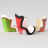 Motif <span data-wg-notranslate>Croco</span> réalisé spécialement pour votre enfant, placé, adapté à la taille de sa prothèse ou son orthèse pédiatrique.
