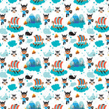 Motif <span data-wg-notranslate>Vicking</span> réalisé spécialement pour votre enfant, adapté à la taille de sa prothèse ou son orthèse pédiatrique.