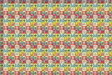 Motif <span data-wg-notranslate>Multi Colored Skull</span> réalisé spécialement pour votre enfant, adapté à la taille de sa prothèse ou son orthèse pédiatrique.