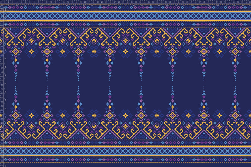 BLUE EMBROIDERY