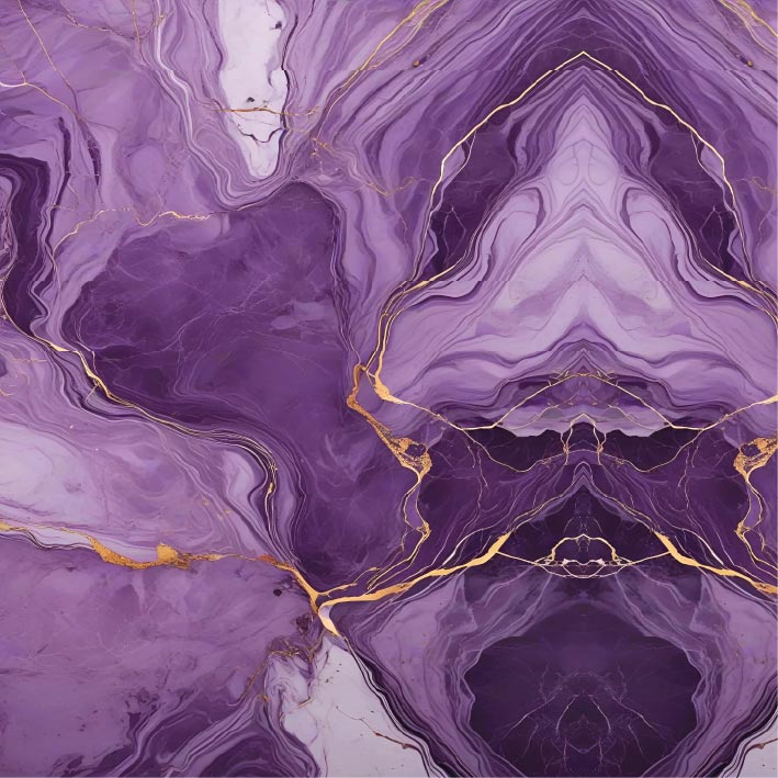 Purple marble