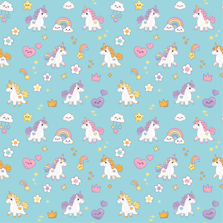 BLUE KAWAI UNICORN